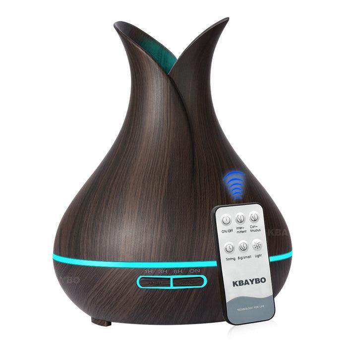 Midificador de Ar USB Madeira & Difusor De Óleo Essencial